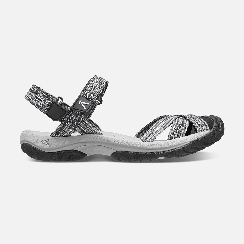 Keen Askılı Sandalet Kadın Siyah/Gri - Bali Strap - Türkiye WDFJ85671